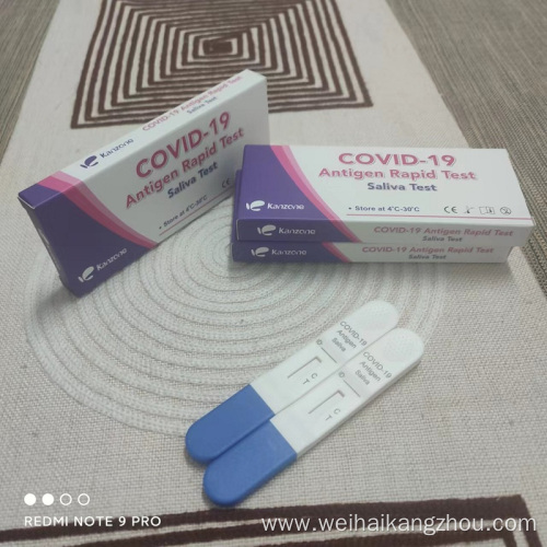 Medical Diagnostic Test One Step COVID-19 Saliva Midstream